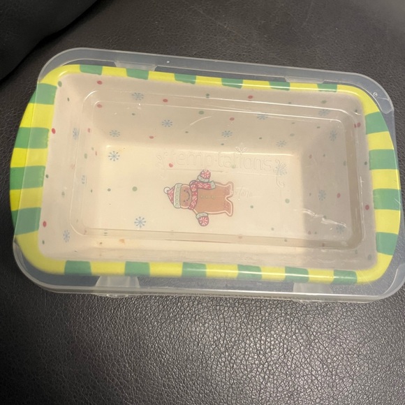 Temptations Christmas Holiday Gift 12oz Baking Mini Loaf Pan - Picture 2 of 5